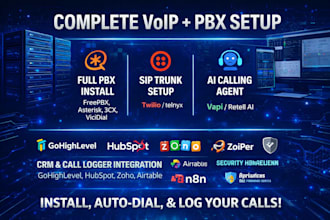 setup freepbx asterisks 3cx twilio sip trunk telnyx vapi retell ai voice agent