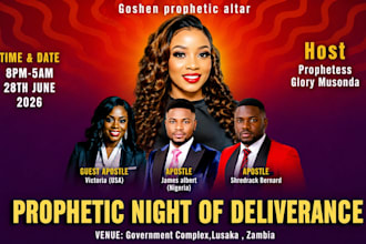 design modern church flyer, worship or event flyer postcard