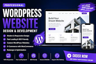 web creation on wordpress