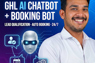 setup gohighlevel ai chatbot ai appointment booking bot and automation workflow
