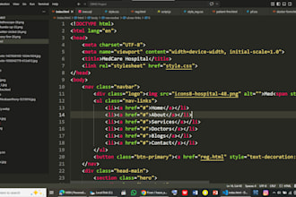 build responsive front end website with HTML CSS javascript