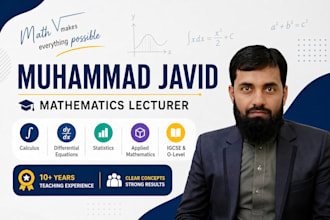 teach math for igcse, o level, and university students