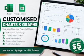 create and customize excel graphs and charts