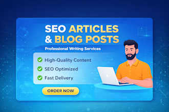 write SEO optimized articles and blog posts in urdu