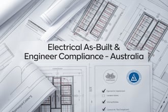 deliver electrical asbuilt drawings and engineer compliance review in australia