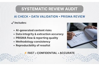 audit and validate your systematic review for ai use, data accuracy, and prisma