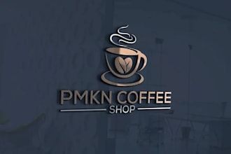 make starbuck , coffee shop, bar or restaurant logo branding
