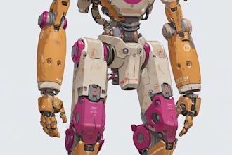 high quality robot, mecha concepts