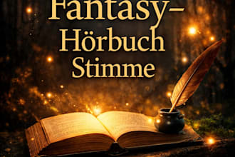 record a fantasy audiobook narraiton