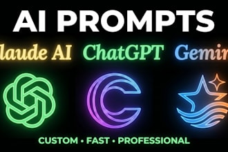 write custom ai prompts for your busesness