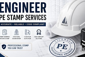 pe architectural stamp structural permit drawings in florida new york illinois