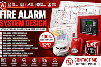fire alarm system zoning, smoke detector layout, panel design