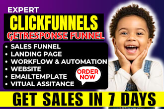 getresponse clickfunnels landing page sales funnel email marketing automation