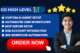 setup your ghl subaccount, ghl CRM, ghl mcp server, ghl automation, ghl ai agent