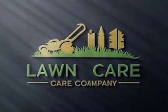 do landscape, trimming, agriculture and lawn care logo