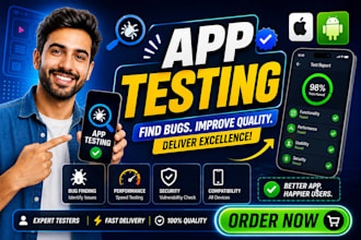 do app testing website testing QA iphone ipad android user testing and appreview