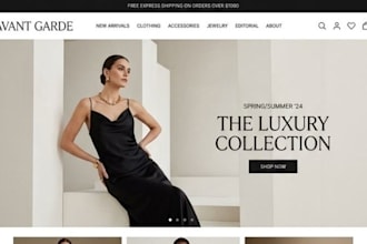 build and design women fashion shopify store women clothing store