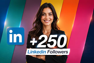 deliver 250 premium linkedin followers