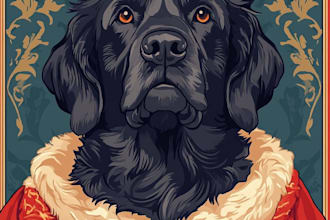 do custom pet portrait, dog portrait, cat portrait