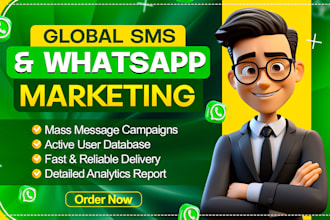 do bulk sms marketing, sms blast and bulk whatsapp marketing campaign