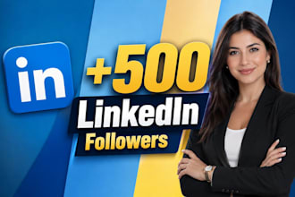 provide 500 professional linkedin followers
