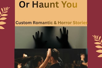 write romantic, horror and emotional short stories