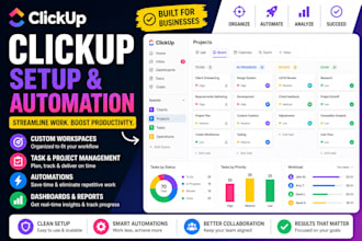 set up clickup for your sales department, crm, dashboards