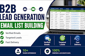 provide high quality b2b leads, verified emails, and direct contacts