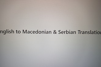 translate english to macedonian and serbian accurately