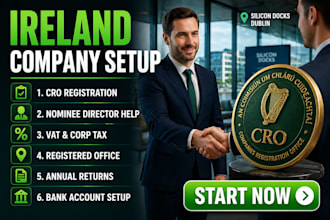 register your ireland company with eea nominee director and vat setup