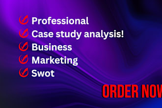 do case study analysis and case study