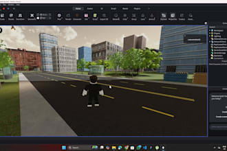 develop roblox game, scripting, game development  and custom roblox map