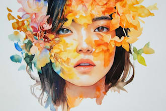 draw a watercolor illustration
