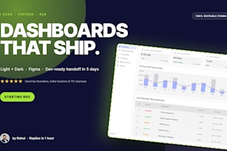 design a modern saas dashboard UI in figma that converts users