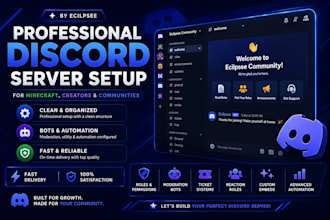 create a professional discord server for your community or brand