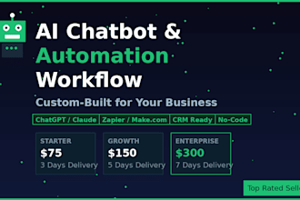 build a custom ai chatbot and automation workflow for your business