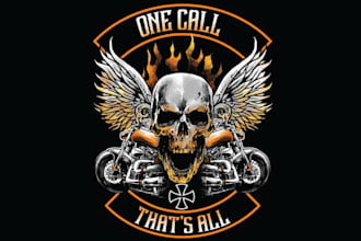 do vintage custom pirate skull logo with t shirt design