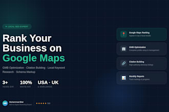 do local SEO to rank your business on google maps and local search results