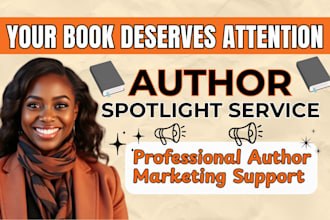 do author spotlight, promote your book, book marketing, author promotion service