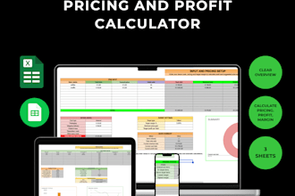 create a pricing and profit calculator for your business