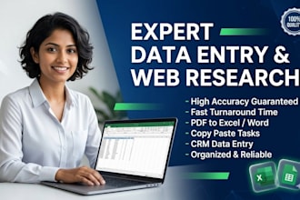 do fast typing, data entry, PDF to word conversion