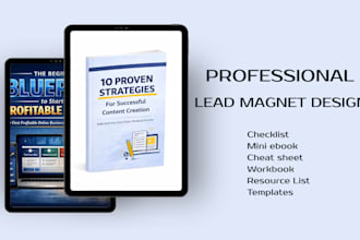 design a professional lead magnet in canva