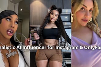 create a viral realistic ai influencer for instagram, onlyfans