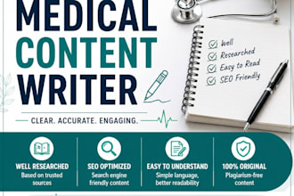 write SEO friendly medical and health articles