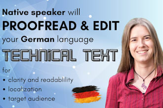 improve clarity and readability of german manuals