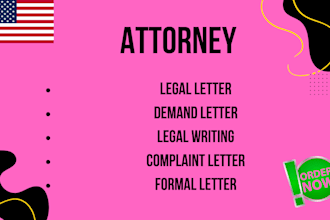 write professional legal letters and formal notices
