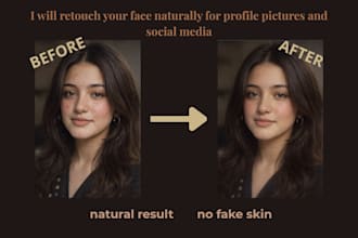 retouch your face naturally