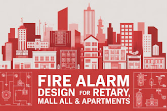 retail fire alarm, mall fire alarm, government fire plan, factory alarm design