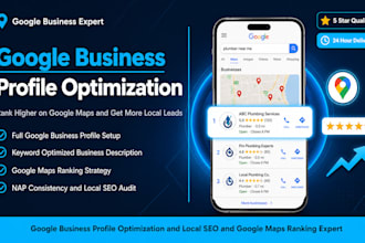 optimize google my business listing maps, gmb ranking local SEO
