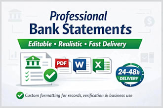 convert bank statement pdf to editable format